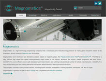 Tablet Screenshot of magnomatics.com